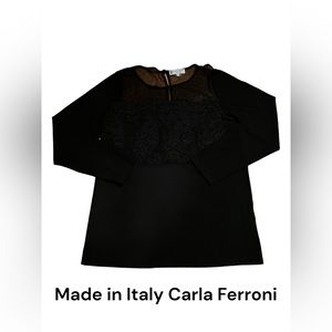 NWOT Carla Ferroni Made in Italy women’s shirt